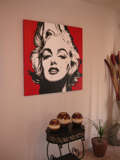 MARILYN MONROE POP ART Óleo Lienzo Otros