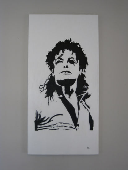 MICHAEL JACKSON POP ART Óleo Lienzo Otros