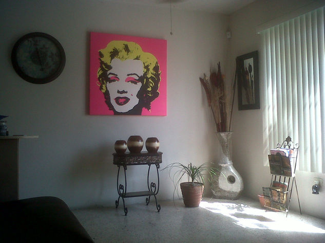 MARILYN MONROE POP ART Óleo Lienzo Otros