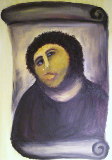 EcceHomo de Julián Oil Canvas Figure Painting