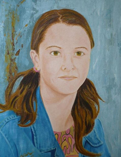 Paula Oil Canvas Portrait