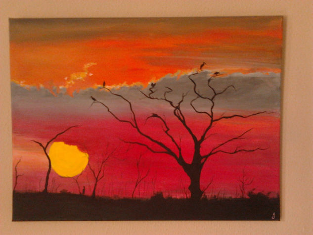 Atardecer Acrylic Canvas Landscaping