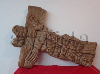 cruz "SANTA CENA" Wood Figurative