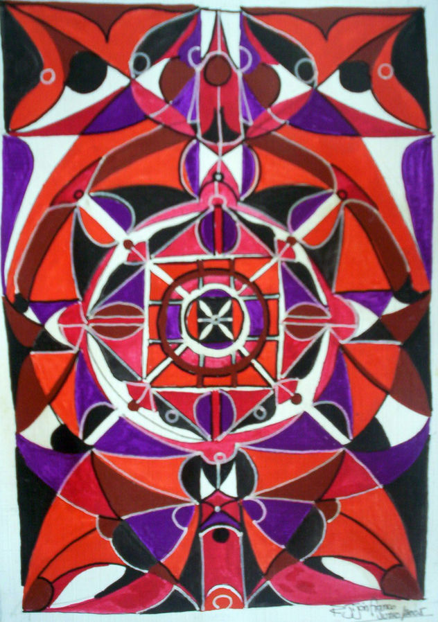 geometria en rojo 10