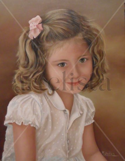 Sara (retrato) Oil Canvas Portrait