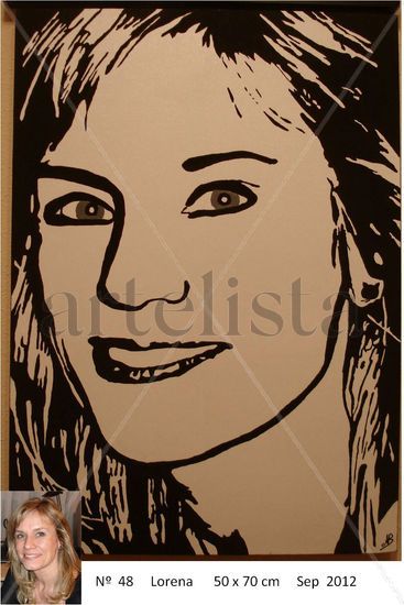 Lorena Acrylic Canvas Portrait