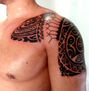 Arte Maori sobre piel por tatuador Moacir Lemos