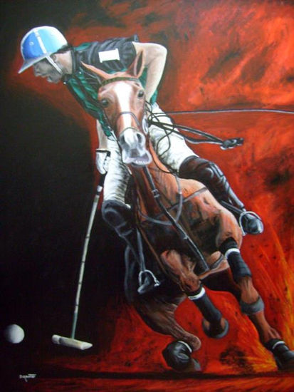 polo leyenda Oil Canvas Figure Painting