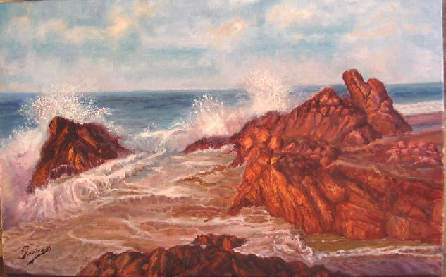 Oleaje Oil Canvas Marine Painting