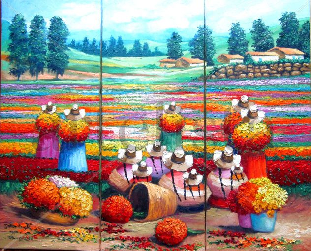 triptico(paisaje andino)