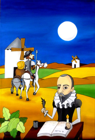 Quijote Óleo Lienzo Paisaje