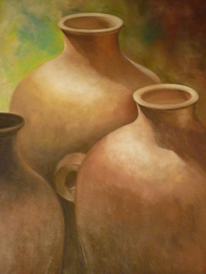 Jarrones Oil Canvas Still Life Paintings