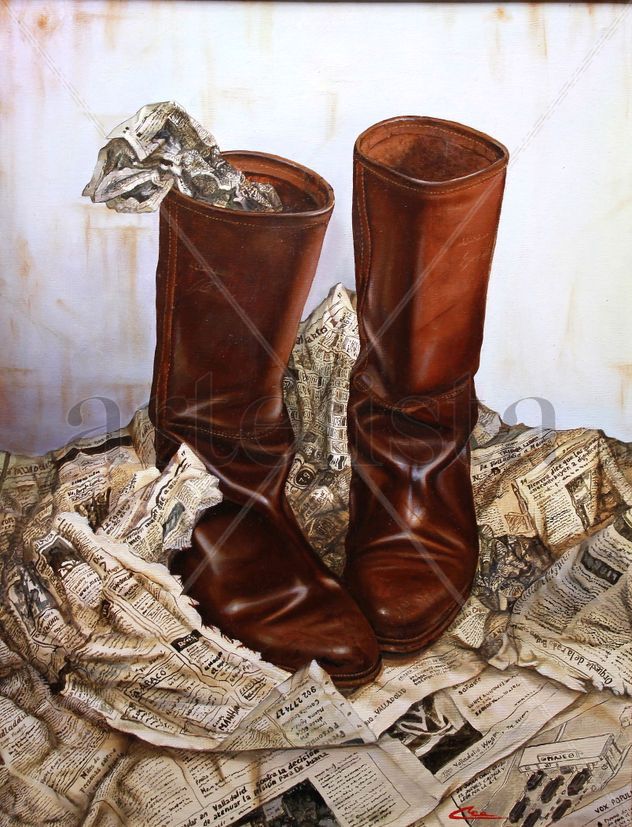 guardando las botas