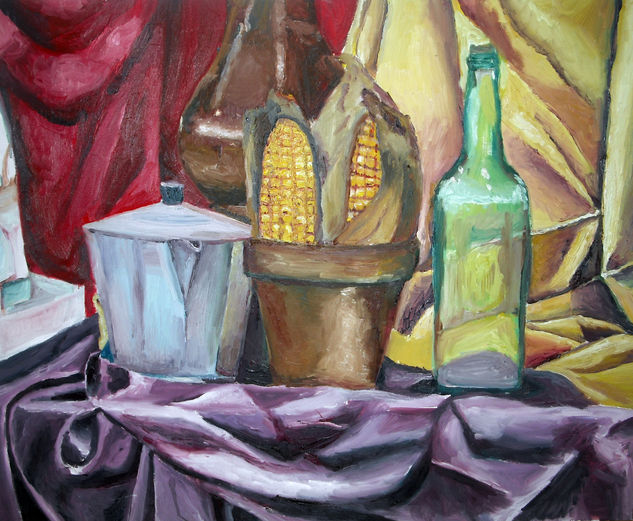 Bodegón II Oil Canvas Still Life Paintings