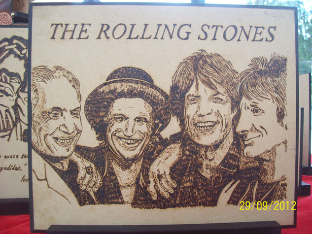 the rolling stones Others Panel Portrait