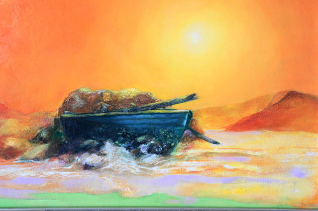 Petra Oil Canvas Marine Painting