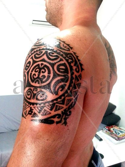 Tattoo Maori por Moacir Lemos Tatuador 