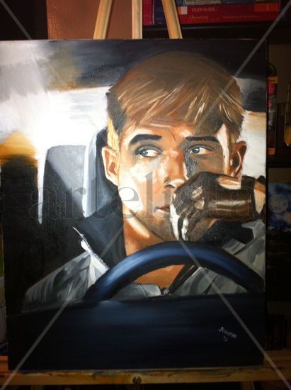 Ryan Gosling Oil Canvas Portrait