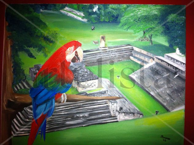 Las Ruinas Oil Canvas Landscaping