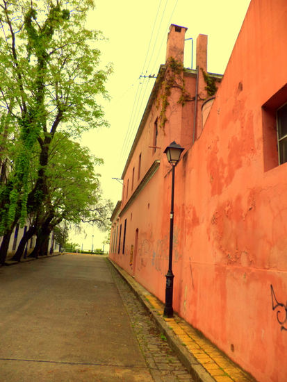 calle histórica Oil Canvas Landscaping