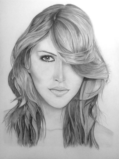 Vania Millan Graphite Paper Portrait