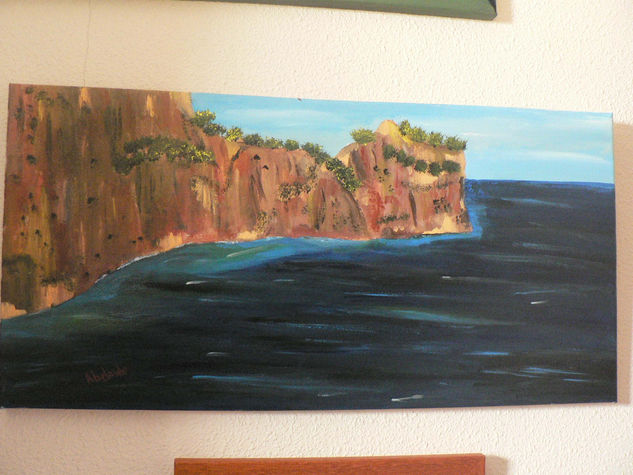 Calas de Benitachell (No Disponible) Acrylic Canvas Marine Painting