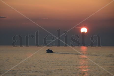 Amanece en el Tirreno