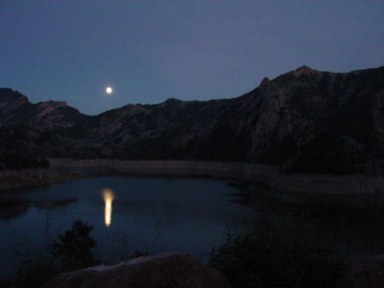 Reflejo luna en...