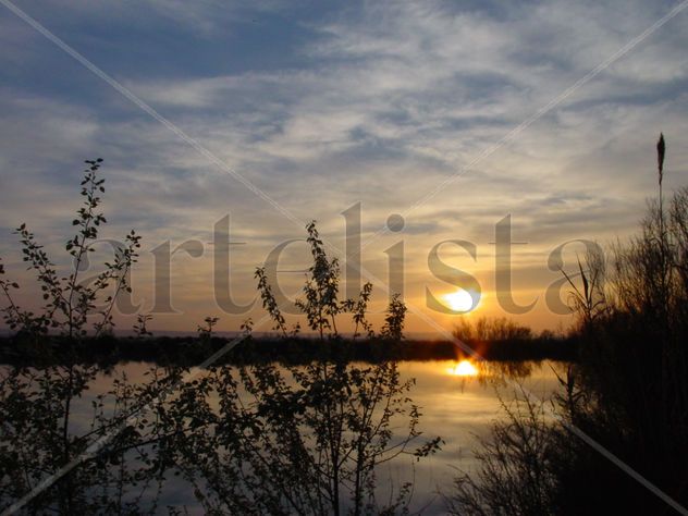 Atardecer embalse Vallmanya