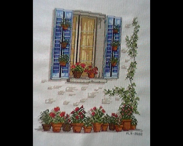 Cuadro punto de cruz - Ventana 5