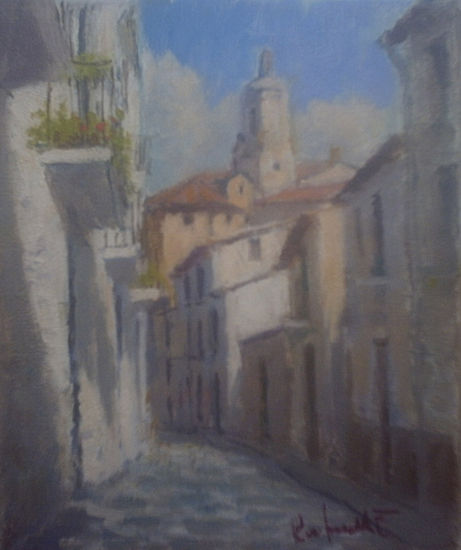 Calles de Cadaqués Óleo Lienzo