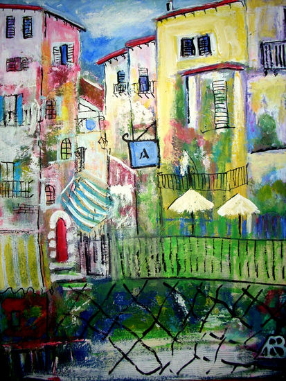 Color 8 Media Mixta Lienzo Paisaje