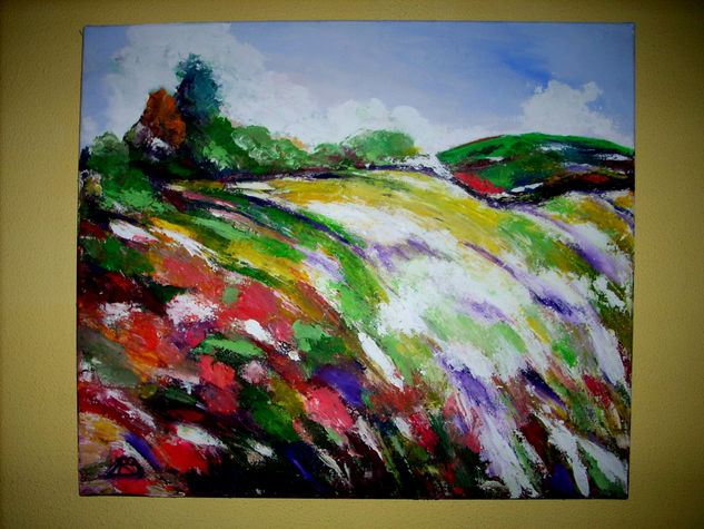 Color 14 Acrylic Canvas Landscaping