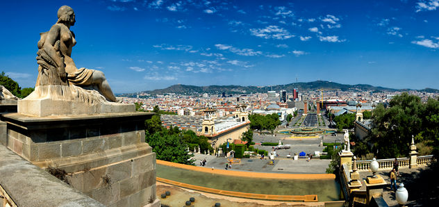 Vista desde Montjuic (Barcelona)
