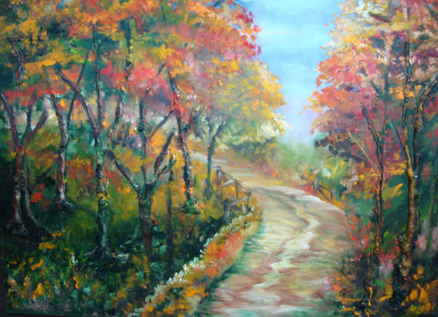 CAMINO ENTRE LOS  ÁRBOLES