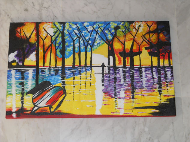 La soledad Acrylic Canvas Landscaping