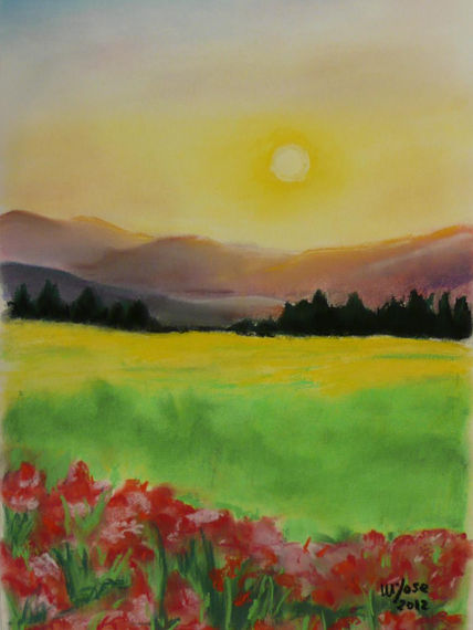 Paisaje; en el campo