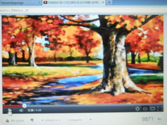 otoño Acrylic Canvas Landscaping