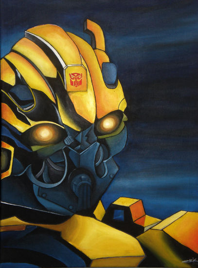 Bumblebee Acrylic Canvas Others