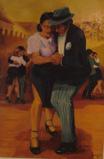 Tango canyengue Oil Canvas Others