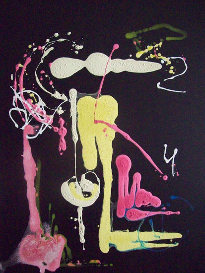 Politicamente Correcto Acrylic Canvas Figure Painting