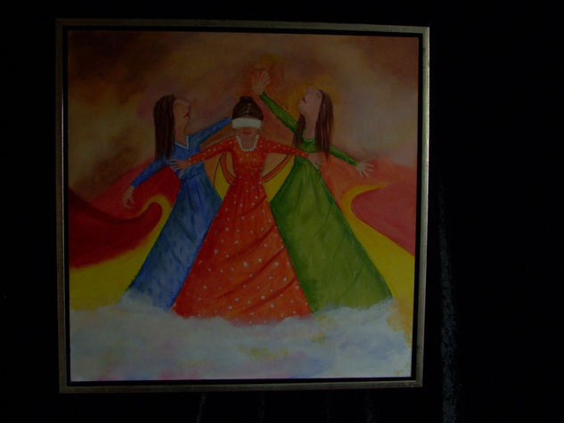 Bailarinas Oil Canvas Figure Painting