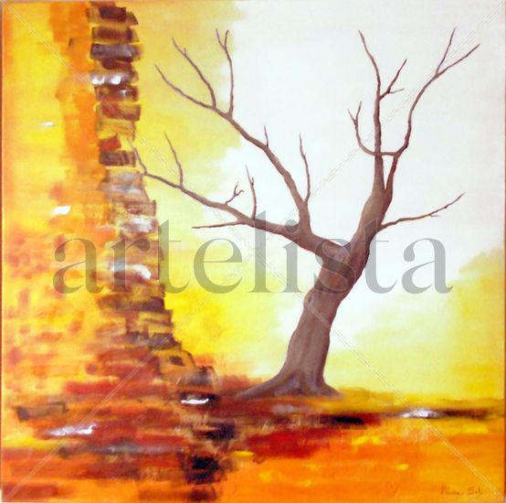 ruinas Oil Canvas Landscaping