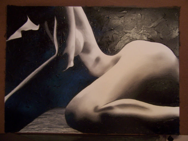 Dark side Acrylic Card Nude Paintings