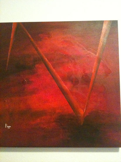 Amor en Rojo Acrylic Canvas Others