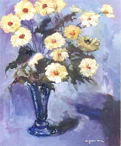 Flores Oil Canvas Floral Painting