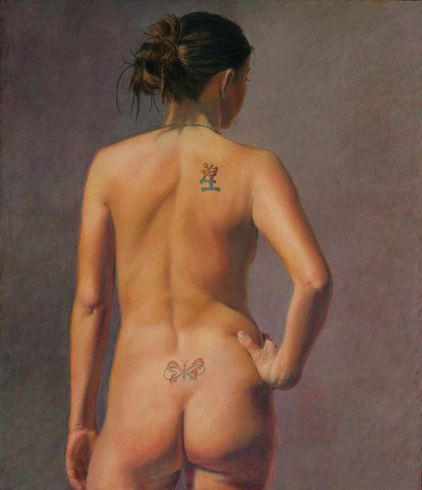 MARIA Pastel Panel Nude Paintings