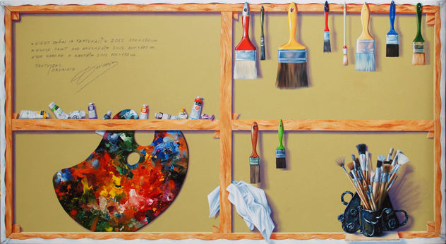 Whose paint and brushes?