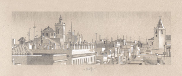 Skyline de puerto Real (CÁDIZ) Mixed Media