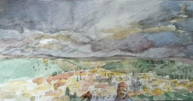 Mirador de Fez Watercolour Paper Landscaping